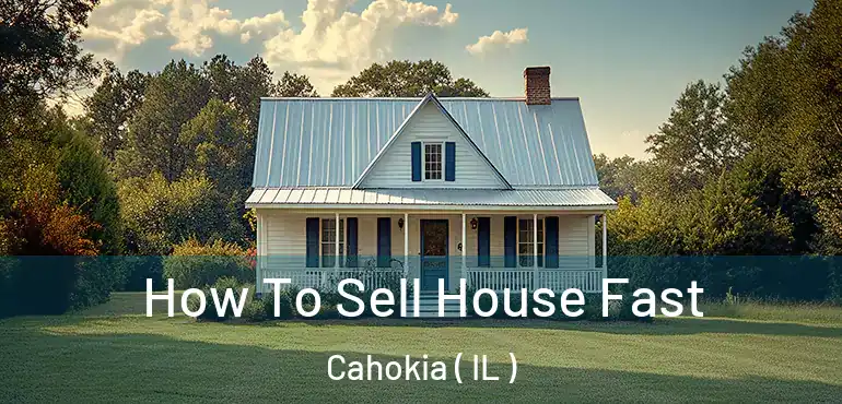  How To Sell House Fast Cahokia ( IL )