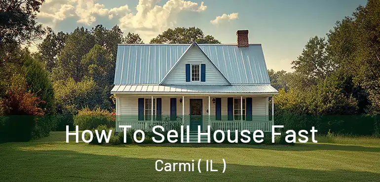  How To Sell House Fast Carmi ( IL )