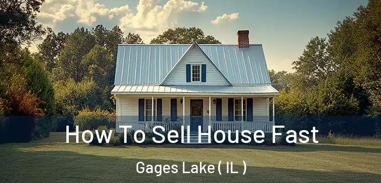  How To Sell House Fast Gages Lake ( IL )