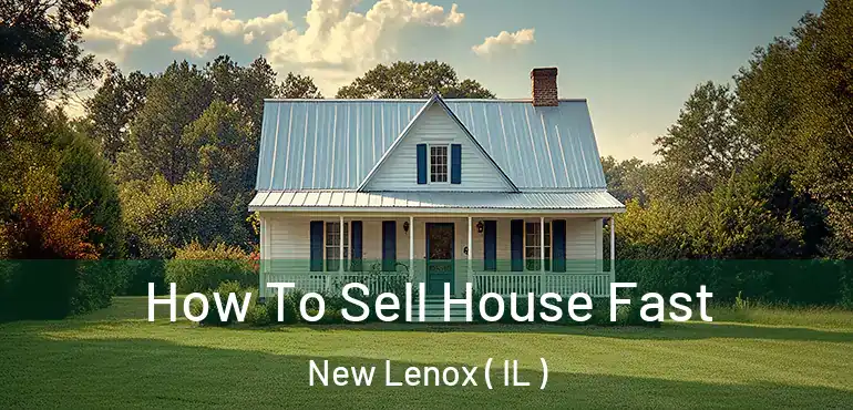  How To Sell House Fast New Lenox ( IL )