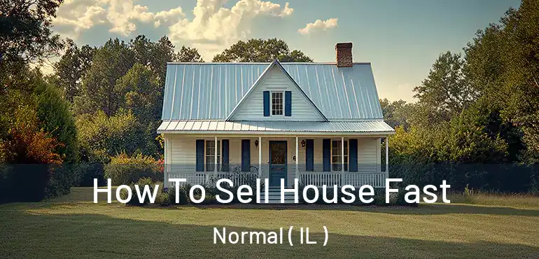  How To Sell House Fast Normal ( IL )