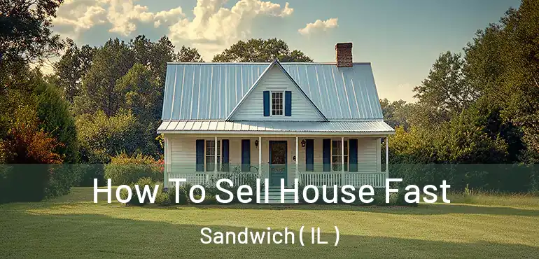 How To Sell House Fast Sandwich ( IL )