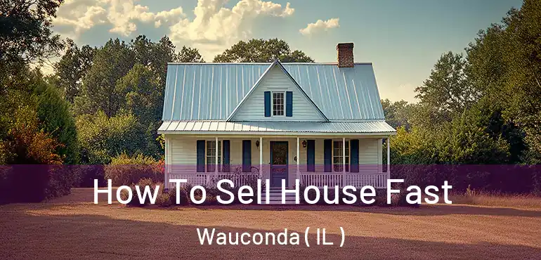  How To Sell House Fast Wauconda ( IL )