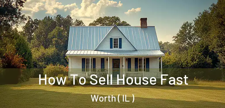  How To Sell House Fast Worth ( IL )