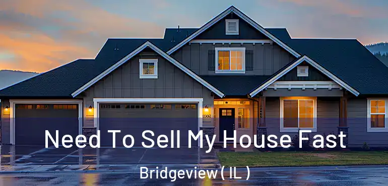  Need To Sell My House Fast Bridgeview ( IL )