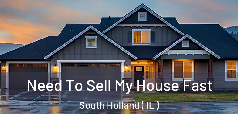  Need To Sell My House Fast South Holland ( IL )