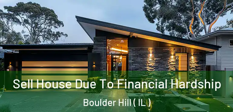  Sell House Due To Financial Hardship Boulder Hill ( IL )