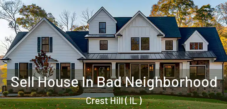  Sell House In Bad Neighborhood Crest Hill ( IL )