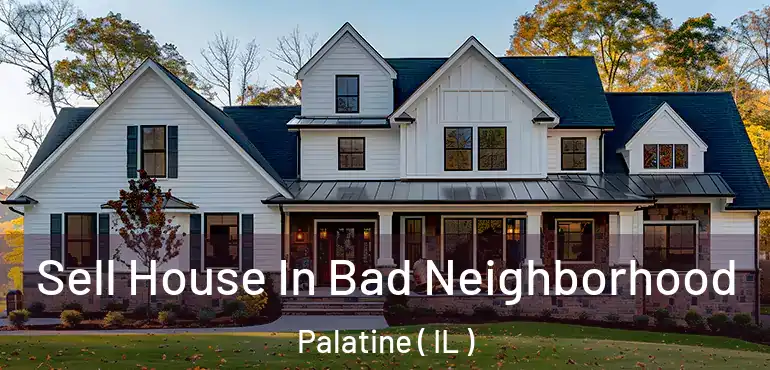  Sell House In Bad Neighborhood Palatine ( IL )