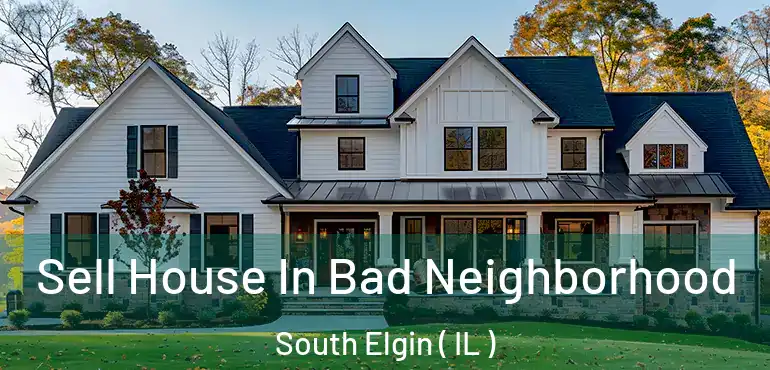  Sell House In Bad Neighborhood South Elgin ( IL )