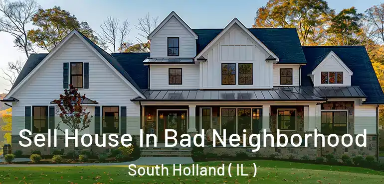  Sell House In Bad Neighborhood South Holland ( IL )