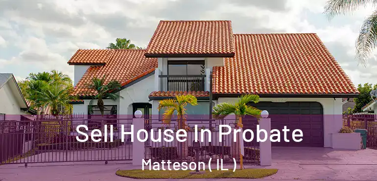  Sell House In Probate Matteson ( IL )
