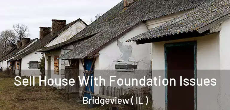  Sell House With Foundation Issues Bridgeview ( IL )