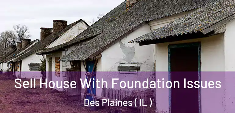  Sell House With Foundation Issues Des Plaines ( IL )