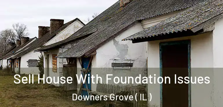 Sell House With Foundation Issues Downers Grove ( IL )
