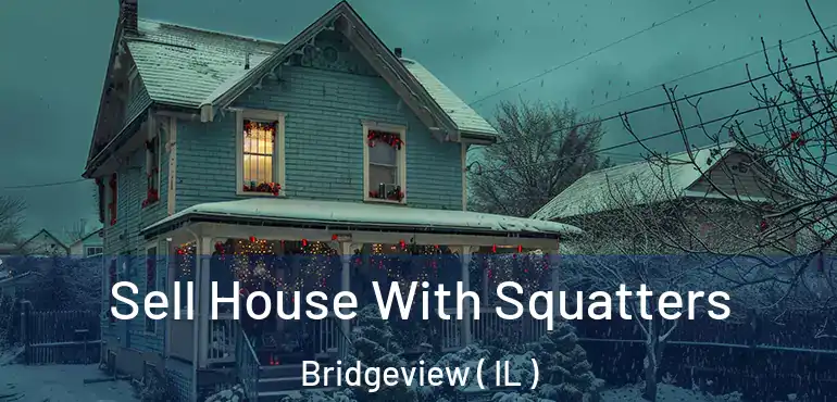 Sell House With Squatters Bridgeview ( IL )