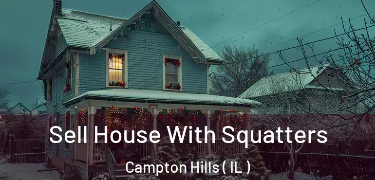  Sell House With Squatters Campton Hills ( IL )