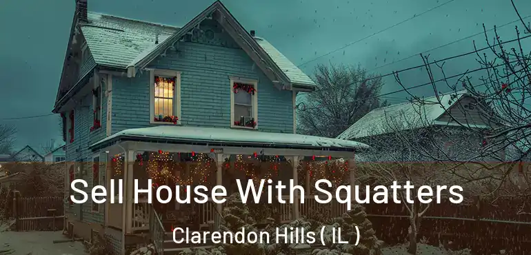  Sell House With Squatters Clarendon Hills ( IL )