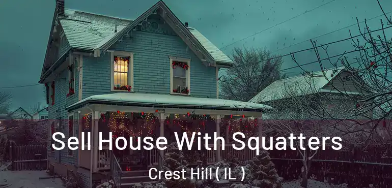  Sell House With Squatters Crest Hill ( IL )