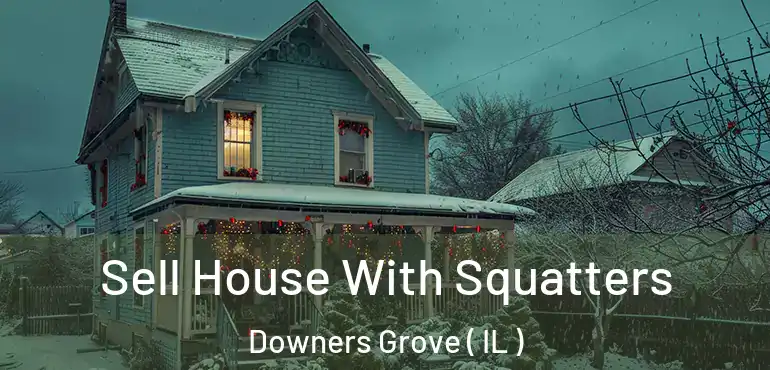  Sell House With Squatters Downers Grove ( IL )