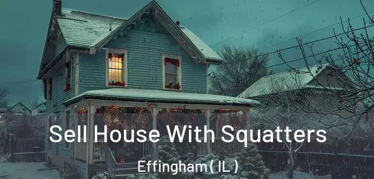  Sell House With Squatters Effingham ( IL )