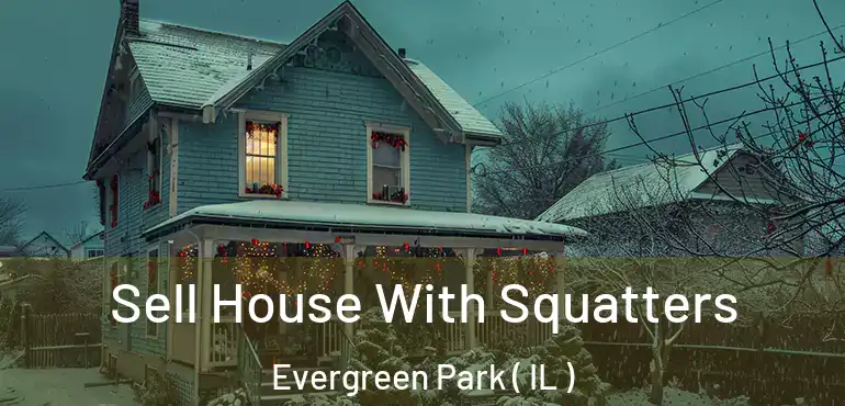  Sell House With Squatters Evergreen Park ( IL )
