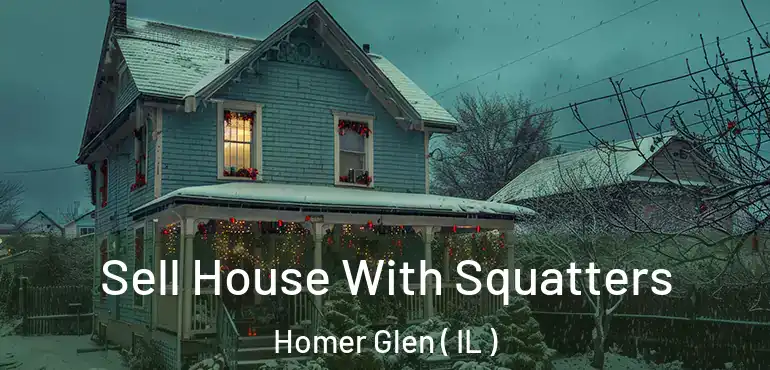  Sell House With Squatters Homer Glen ( IL )