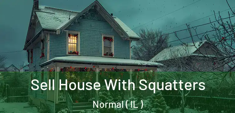 Sell House With Squatters Normal ( IL )