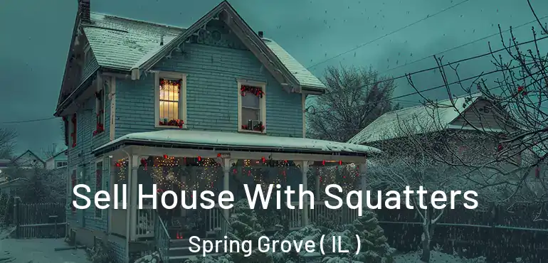  Sell House With Squatters Spring Grove ( IL )