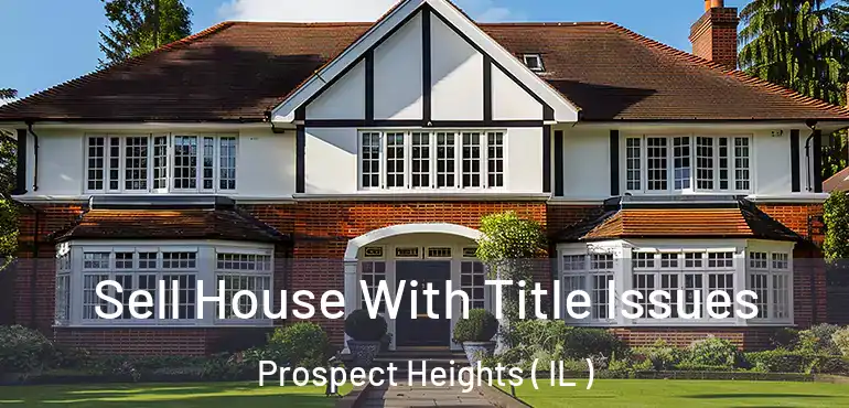  Sell House With Title Issues Prospect Heights ( IL )