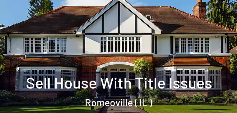  Sell House With Title Issues Romeoville ( IL )