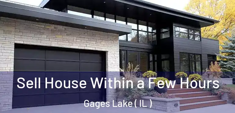  Sell House Within a Few Hours Gages Lake ( IL )