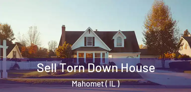  Sell Torn Down House Mahomet ( IL )