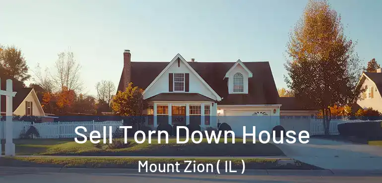  Sell Torn Down House Mount Zion ( IL )