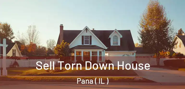  Sell Torn Down House Pana ( IL )