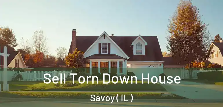  Sell Torn Down House Savoy ( IL )