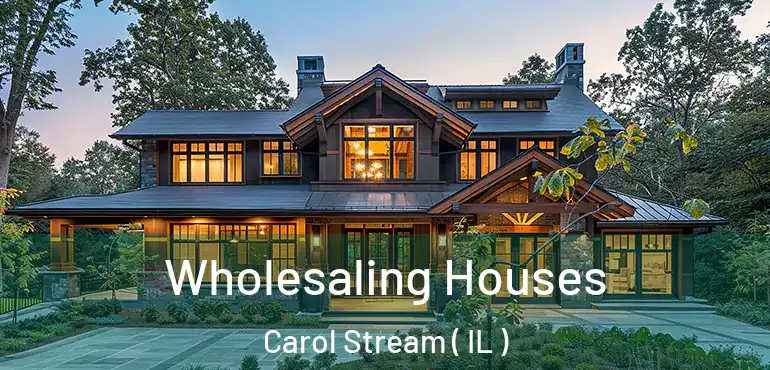  Wholesaling Houses Carol Stream ( IL )