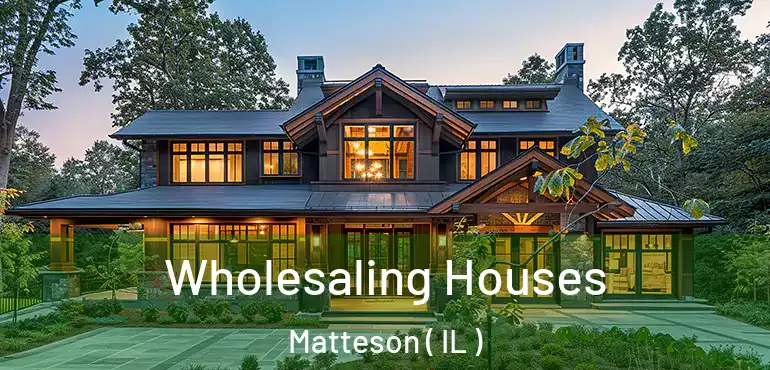  Wholesaling Houses Matteson ( IL )