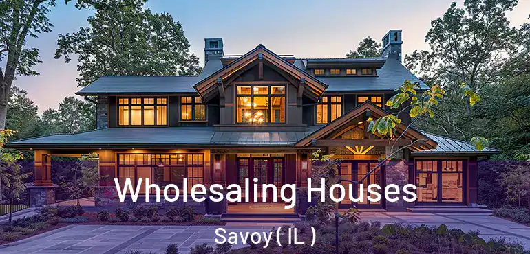  Wholesaling Houses Savoy ( IL )